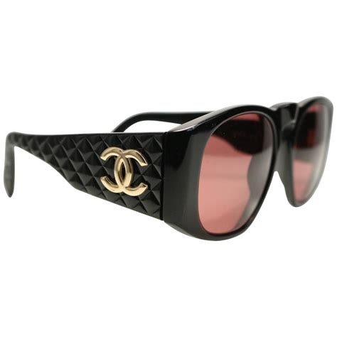 chanel sunglasses gold logo